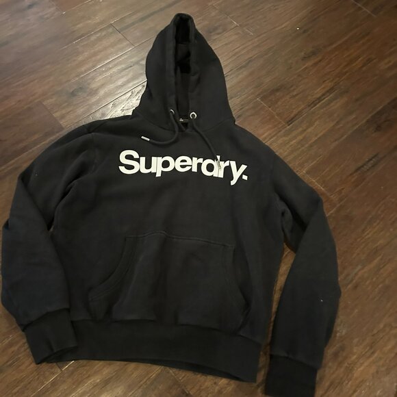 VGUC Superdry Organic Cotton  Graphic Hoodie Size XL - Picture 4 of 4